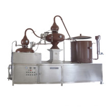 Wine distillery equipment Cognac Charente pot still 400L  automatical copper brandy distiller